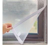 Kit Isolante Per Finestre, Pellicola Isolante Per Finestre Per L'inverno, Tende Isolanti Termiche Per Finestre, Pellicola Protettiva Contro Il Freddo Per Finestre Per Un Inverno Caldo,Bianca,100*150cm