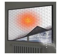 Kit Isolante per la Copertura Della Finestra 3 Strati Copertura Antivento | Foglio di Alluminio Oscurante Impermeabile Adesivo Riduce il Freddo e il Calore per Casa Cantina(80x100cm=31x39in)