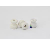 Kit Isolatori Isolatore Porcellana ø 18mm; Con Vite e Tassello. 15-25-50 Pz.