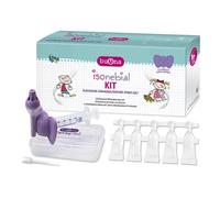 ISONEBIAL KIT PULIZIA CAVITA' NASALI 20 FLACONCINI MONODOSE 5 ML + SIRINGA LUER LOCK SOFT-JECK + AGO CANNULA + NEBULIZZATORE SPRAY
