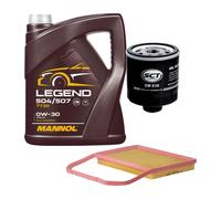 Kit Ispezione 2 Parti MANNOL 7730 Legend 0W-30 Olio Motore 5 Litri