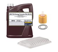 Kit Ispezione 2 Pezzi MANNOL 7703 Energy Formula PSA 5W-30 Olio Motore 5 L