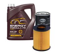 Kit Ispezione 2 Pezzi MANNOL 7707 Formula FR SAE 5W-30 Olio Motore 5 Litri