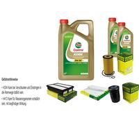 Kit Ispezione Filtro Castrol 7L Olio 5W30 per Kia Sportage Ogni _ 2.0 Crdi