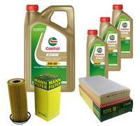 Kit Ispezione Filtro Castrol 8L Olio 5W30 per VW Touareg 7P5 3.0 V6 TSI Hybrid