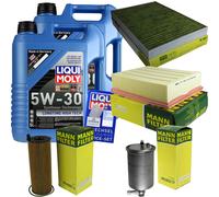 KIT ISPEZIONE FILTRO LIQUI MOLY ÖL 10L 5W-30 per Audi A4 Avant 8ED B7 2.7 TDI