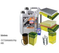 KIT ISPEZIONE FILTRO LIQUI MOLY ÖL 10L 5W-30 per Audi A4 Cabriolet 8H7 B6