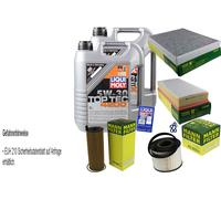 KIT ISPEZIONE FILTRO LIQUI MOLY ÖL 10L 5W-30 per VW Touareg 7LA 7L 6 7L 7 3.0