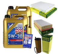 KIT ISPEZIONE FILTRO LIQUI MOLY ÖL 10L 5W-30 per VW Touareg 7LA 7L 6 7L 7 3.0