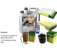 KIT ISPEZIONE FILTRO LIQUI MOLY ÖL 10L 5W-40 per Mercedes-Benz Viano W639 CDI