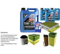 KIT ISPEZIONE FILTRO LIQUI MOLY ÖL 8L 5W-30 per Audi A4 Allroad 8KH B8 3.0
