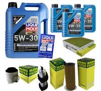 KIT ISPEZIONE FILTRO LIQUI MOLY ÖL 8L 5W-30 per Audi A4 Allroad 8KH B8 3.0