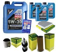 KIT ISPEZIONE FILTRO LIQUI MOLY ÖL 8L 5W-30 per Audi A4 Allroad 8KH B8 3.0