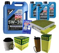 KIT ISPEZIONE FILTRO LIQUI MOLY ÖL 8L 5W-30 per Audi A4 Allroad 8KH B8 3.0
