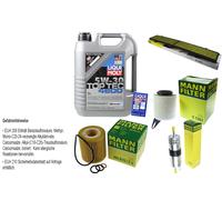 KIT ISPEZIONE FILTRO LIQUI MOLY OIL 5L 5W-30 per BMW 1 E87 116i 118i 120i