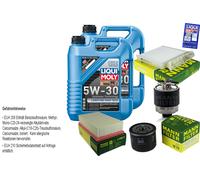 Kit Ispezione Filtro LIQUI MOLY Olio 10L 5W-30 per Nissan NV200 Van