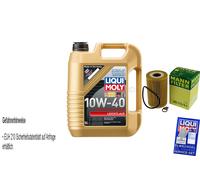 Kit Ispezione Filtro Liqui Moly Olio 5L 10W-40 per BMW 5er E34 518i