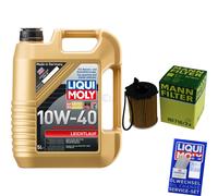 Kit Ispezione Filtro Liqui Moly Olio 5L 10W-40 per Ford Fiesta VI Messa Fuoco