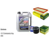 Kit Ispezione Filtro Liqui Moly Olio 5L 10W-40 per Hyundai Accent III Berlina Di