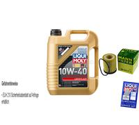 Kit Ispezione Filtro Liqui Moly Olio 5L 10W-40 per Opel Zafira A F75_1.8 16V