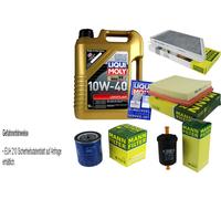 KIT ISPEZIONE FILTRO LIQUI MOLY OLIO 5L 10W-40 per Peugeot 206 Hatchback 2A/ C