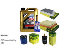 KIT ISPEZIONE FILTRO LIQUI MOLY OLIO 5L 10W-40 per Peugeot 206 Hatchback 2A/ C