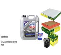 Kit Ispezione Filtro LIQUI MOLY Olio 5L 10W-40 per Suzuki Jimny FJ 1.3 16V 4WD