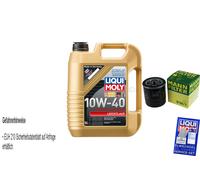 Kit Ispezione Filtro Liqui Moly Olio 5L 10W-40 per Toyota Corolla Liftback _E11_