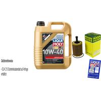 Kit Ispezione Filtro Liqui Moly Olio 5L 10W-40 per Opel Astra Per Caravan 51_