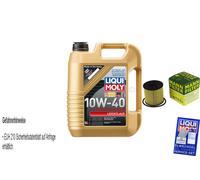 Kit Ispezione Filtro Liqui Moly Olio 5L 10W-40 per Opel Astra Per Caravan 51_