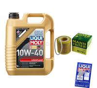 Kit Ispezione Filtro Liqui Moly Olio 5L 10W-40 per VW Polo 9N_ 1.2 12V 6R _ Fox