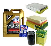 Kit Ispezione Filtro Liqui Moly Olio 5L 10W-40 per VW Polo Classiche 6KV2 75