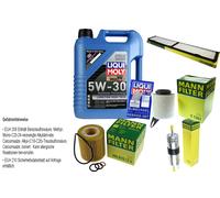 Kit Ispezione Filtro Liqui Moly Olio 5L 5W-30 per BMW 1er E87 116i