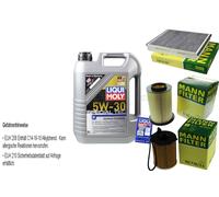 Kit Ispezione Filtro Liqui Moly Olio 5L 5W-30 per Ford Focus III Tornei