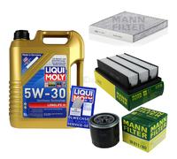 KIT ISPEZIONE FILTRO LIQUI MOLY OLIO 5L 5W-30 per Hyundai Santa Fé II CM 2.7 V6