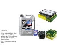 Kit Ispezione Filtro Liqui Moly Olio 5L 5W-30 per Hyundai Santa Fé Io Sm