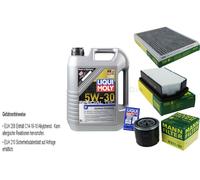 Kit Ispezione Filtro Liqui Moly Olio 5L 5W-30 per Kia Cee'D ' Jd 1.6 Gt