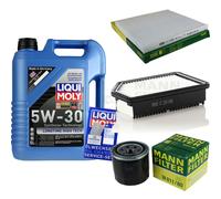 Kit Ispezione Filtro Liqui Moly Olio 5L 5W-30 per Kia Cee'D Luce Jd 1.6 Gt
