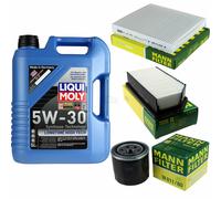 Kit Ispezione Filtro Liqui Moly Olio 5L 5W-30 per Kia Soul Am 1.6
