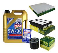 Kit Ispezione Filtro Liqui Moly Olio 5L 5W-30 per Kia Sportage Ogni _ Km _ 2.0