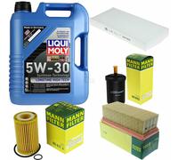 KIT ISPEZIONE FILTRO LIQUI MOLY OLIO 5L 5W-30 per Renault Yamuna Ho C06_ 1.2