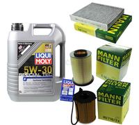 Kit Ispezione Filtro LIQUI MOLY Olio 5L 5W-30 per Volvo V50 Mw 1.6 D C30 Ms