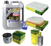 Kit Ispezione Filtro Liqui Moly Olio 5L 5W-30 per Volvo V70 III Bw T4 1.6 T4F