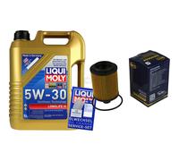 Kit Ispezione Filtro Liqui Moly Olio 5L 5W-30 per Volvo XC90 I XC70 II Bw T6 AWD