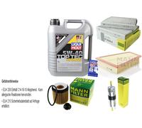 Kit Ispezione Filtro Liqui Moly Olio 5L 5W-40 per BMW 5er F10 F18 520i