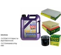Kit Ispezione Filtro Liqui Moly Olio 5L 5W-40 per Fiat Marea Week-End 185_