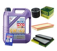 Kit Ispezione Filtro Liqui Moly Olio 5L 5W-40 per Kia Carens II FJ 2.0 CVVT