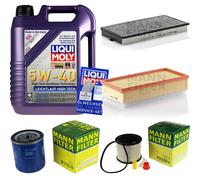 KIT ISPEZIONE FILTRO LIQUI MOLY OLIO 5L 5W-40 per Peugeot 406 Break 8E/ F 2.0