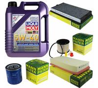 KIT ISPEZIONE FILTRO LIQUI MOLY OLIO 5L 5W-40 per Peugeot 406 Break 8E/ F 2.0