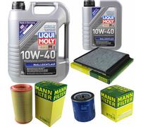 Kit Ispezione Filtro Liqui Moly Olio 6L 10W-40 per Citroën Berlingo Mf 1.9 D.